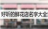 好听的鲜花店名字大全集
