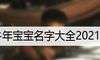 牛年宝宝名字大全2021