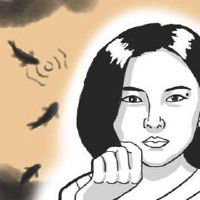 哥伦女人面对你的脸