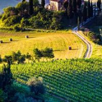 陆地，风和水或吉祥色彩风水