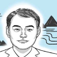 男人的脸上的自然身体