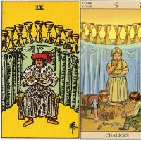 塔罗牌圣杯九关键词，阳性香含义分析