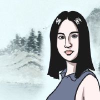 眉头男人面临着角色的性格。