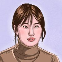 面对圆形,少女命运,生活顺利