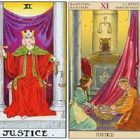 Tarot [11] Justice Positive inverse Destinion and Fortune Analysis