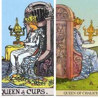 塔罗牌圣杯女王逆转情绪工作分析
