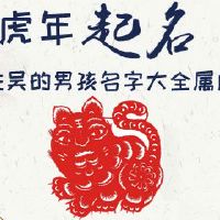 姓吴的男孩名字大全属虎