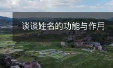 深入探讨姓名的作用和意义:从社交含义到个体身份认同再到心理影响的综合分析