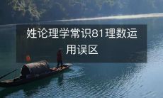 探究数学应用中的常见误区——深入剖析81条与姓氏相关的逻辑学习知识
