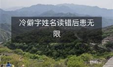 由于冷僻字姓名读错而引发的后患无限:探讨如何正确理解和使用罕见字词姓名