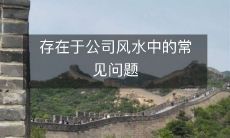 公司风水中常见的问题及解决方法:探究企业风水对商业运营的影响