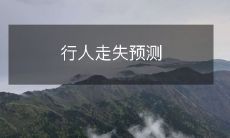 通过人工智能技术的行人位置跟踪和模式识别来预测行人走失情况