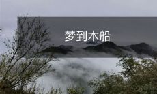 在清晨,我做了一个梦:乘坐一艘古老的木船漂浮在宁静的湖面上,被大自然所包围,感受到精神与身体之间的神秘连结