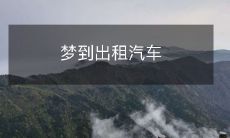 乘车返家的梦想：在梦中体验坐上出租车的旅途和回家的喜悦