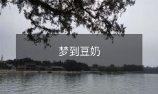 梦见自己喝着浓郁香甜的豆奶,在梦中体验纯真滋味的心情及其象征意义