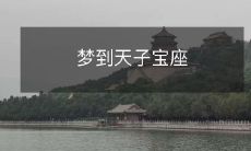 我梦见自己坐上天子宝座，享受神圣的皇权和荣耀！