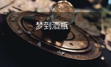在梦中看见一个酒瓶，它代表了什么？