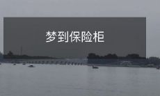打开保险柜发现里面毫无价值，这是什么意义？——午夜时分做梦的保险柜探秘