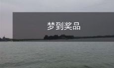 在梦中获得奖品，一时之间难以释怀的美好感受