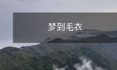 我做了一个梦,梦见自己穿着一件柔软舒适又温暖的羊毛毛衣,感觉仿佛置身于一个恬静宁神的世界