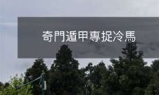 奇门遁甲大师教你如何精准捕捉难缠的冷马！