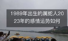 1989年出生属蛇人的感情运势:预测2023年的挑战与机遇