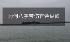 为什么有些人的八字中带有伤官，而他们倾向于放纵欲望？
