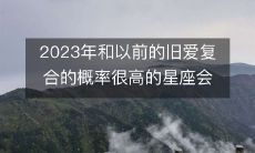 哪些星座有很高的可能在2023年以前和旧爱复合？