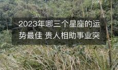 2023年三大星座运势大好 贵人相助成就斐然事业腾飞