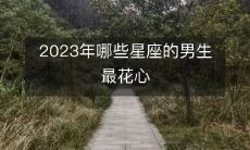 未来2023年,哪些星座的男性会表现出较为频繁的花心行为?