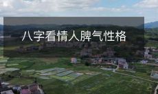 通过八字,看透你的情人脾气性格,全面解读TA的情感体验和内心世界!