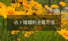 探究婚姻前景的主要手段:复杂多样的占卜方法介绍