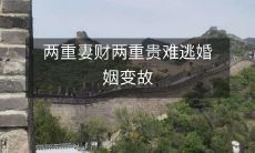 在面临婚姻变故时,拥有多重夫妻和财富的人们面临更加艰巨的挑战