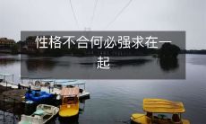 为什么坚持在一起当性格不合?这仅仅会加剧彼此的矛盾和不满,而不是减少它们