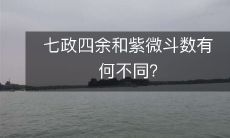 在命理学中，七政四余和紫微斗数到底有哪些不同点？