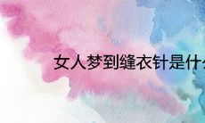 女性做梦缝衣针:这种梦境会带来什么预示?