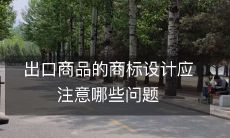 在进行出口商品商标设计时需要关注哪些重要注意事项?