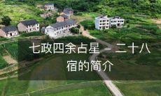 七政四余占星学:深入探究二十八宿的历史、特征及应用指南