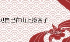 梦见自己在山中采摘蘑菇,是否具有特殊意义或预示着什么?