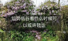 在这个低谷期中，我们该关注什么时候才能兴旺发达呢？