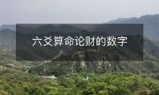 利用六爻算命推断人生财富的数字趋势