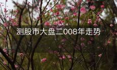 探究2008年股市大盘走势的趋势分析与预测研究