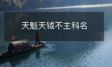 在科举制度中,天魁天钺的权威并不主导科名的评定