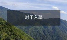 十二时干中的干入墓研究:探寻古老天干的深层含义和神秘力量