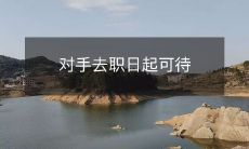 从对手辞职起至新职开始的这段时间，需要等待才能确定下一步的计划和行动，这段时间我们应当如何处理？