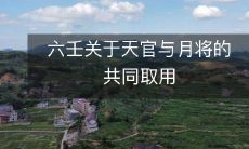 探讨六壬神课中天官与月将共同取用的相关内容