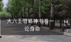 从大六壬管辂神书卷一看身命的论述