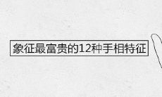 探索人类手相中最富贵象征的12种特征及其意义深度解析