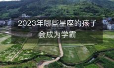 2023年将有哪些星座的后代在学业上取得出色的成绩,成为杰出的学霸呢?