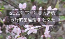 哪些星座在2023年下半年将迎来贵人运势大爆发,并会毫不犹豫地成为你的坚强后盾?